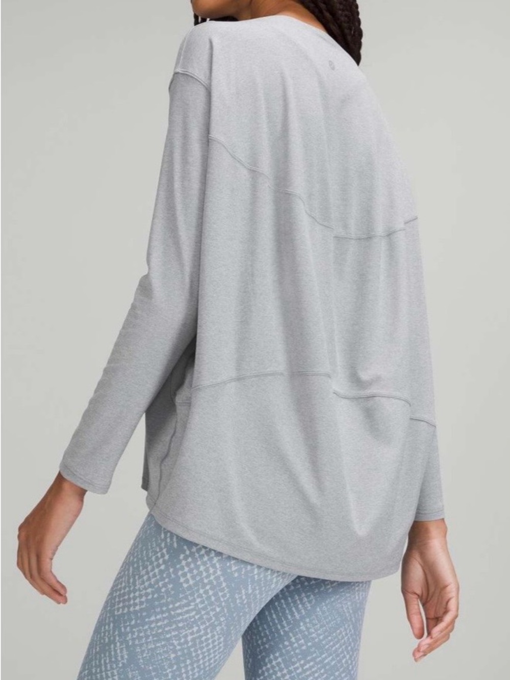 Lululemon Back in Action Long Sleeve Shirt Nulu relaxed fit lightweight large